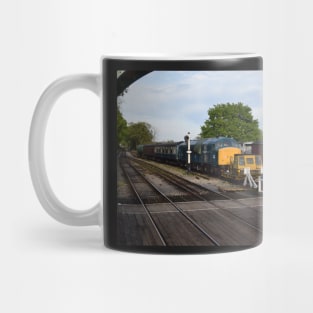 A view of North Weald railway station Mug